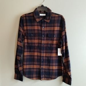 Lucky Brand, Plaid Utility Cloud Soft Long Sleeve Cotton Flannel, Small - NWTs